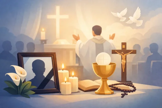 Misa para aniversario de fallecimiento con fe